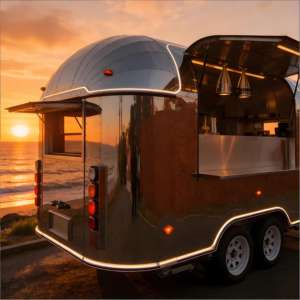 Friteuse professionnelle pour camion de restauration, friteuse à <span class=keywords><strong>gaz</strong></span> robuste avec panier pour cuisine mobile - Product Image 5