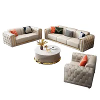 Современная кожаная мебель для гостиной, роскошная дизайнерская мебель для дома