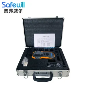 جهاز كاشف غاز قابل للحمل باليد من Safewill بسعر الجملة متعدد 6 في 1 كاشف غاز محمول رقم / CO / EX / H2S