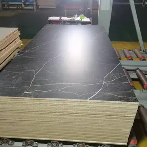 18mm White Melamine Eucalyptus Wood Laminated Particle Boards Super Strong Sound Absorption Insulation Furniture Flakeboards