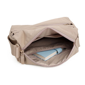 Tas kurir selempang Oxford ringan uniseks OEM Logo kustom tas Aktivitas Luar Ruangan ritsleting kapasitas besar portabilitas paket nyeri - Product Image 5