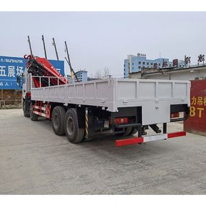 Shacman Delong 8x4 16 Ton Folding <b>Arm</b> <b>Lorry</b> <b>Crane</b> Hydraulic Boom <b>Crane</b> Truck for Construction and Engineering Lifting - Product Image 2