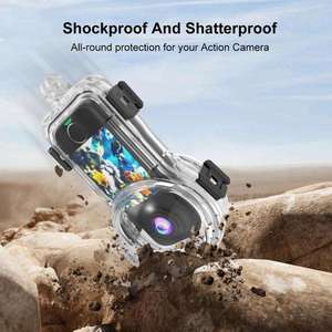 Caméra sportive JXD Insta360 X4 Air entièrement invisible, coque de plongée 50m, étanche, en ABS, pour caméra d'action - Product Image 3