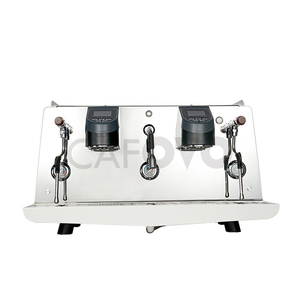 Máquina de Café Espresso Italiana Semiautomática Profesional Comercial, Máquina Comercial para 2 Bares de Té o Café - Product Image 1
