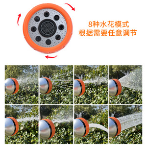 Multi Functional Car Wash Foam Gun 8 Function Thumb Push Straight Handle With <b>Spray</b> Bottle For Household Cleaning And Plant - Product Image 4