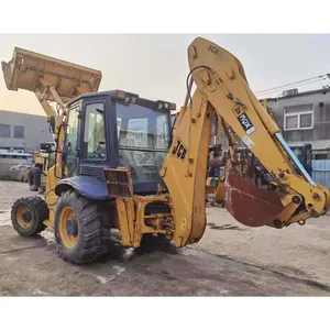 Iyi fiyat kullanılan kazıcı yükleyici JCB 3CX 4CX traktör-yükleyici-kazıcı (TLB) İngiltere kökenli düz Outrigger