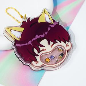Gantungan kunci liontin dua sisi akrilik bertema Anime kustom ornamen aksesori tas - Product Image 2
