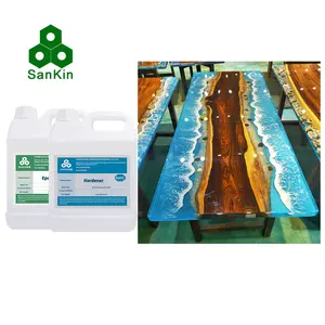 SanKin Factory Direct Sell Reliable Clear Casting Epoxy Resin All Kinds Of Crafts Making Table Top Coating