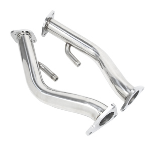 Downpipe di Scarico da 2.5 Pollici per Nissan 370Z Infiniti G37 Q50 Q60, Tubo di Prova per Auto da Corsa, Flusso Completo - Product Image 1