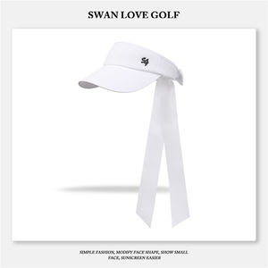 SWAN LOVE GOLF Sombrero de Golf para Mujer GPS SG2406 -2025 Verano Color Sólido Ala Extra Larga para Protección UV Efecto Adelgazante Ligero - Product Image 4