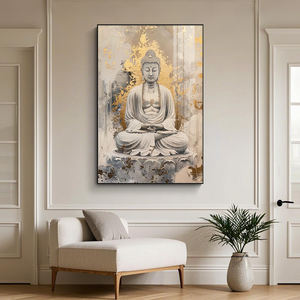 人気販売中 宗教ポスター キャンバス HDデジタルプリント絵画 抽象仏画 仏像 ホームウォールアート装飾 - Product Image 3