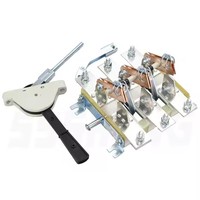 Interrupteur à couteaux PE19 3P 1600A, sectionneur RE19-43-31140 1600A EKF RE19-4331140, interrupteur d'isolement