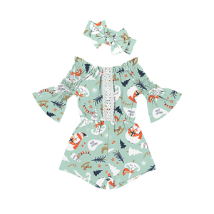 Tutina Personalizzabile per Bambine con Stampa Fragole, Pagliaccetto con Spalle Scoperte, Tutina Floreale per Bambine 2T-6T - Product Image 4