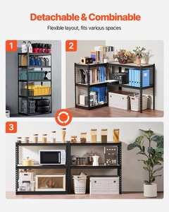 5-שכבות חובה כבדה אחסון מתכת מדף ייצור מדף ייצור מדפים ללא דופי - Product Image 2