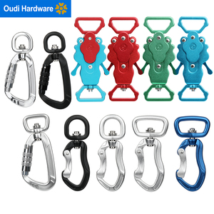 <span class=keywords><strong>Mousqueton</strong></span> professionnel en aluminium à verrouillage rotatif H2086 4KN pour équipement d'escalade et laisses pour animaux de compagnie - Product Image 4