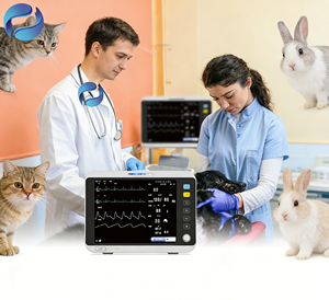 <span class=keywords><strong>Appareil</strong></span> de surveillance vétérinaire portable avec capacités <span class=keywords><strong>Holter</strong></span> ECG multiparamètres pour les hôpitaux vétérinaires - Product Image 1