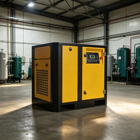 Compresseur d'air industriel à vis monophasé à vitesse fixe 10HP 8bar 10Bar 7.5KW-22KW IP54 pour petites entreprises manufacturières