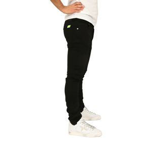 Nms40005je pantaloni da Jogging bianchi x taglia pantaloni larghi con decorazioni con cerniera Logo personalizzate con motivo dritto colorato lavaggio - Product Image 2