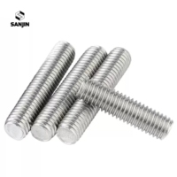 1M 2M 3M M8 M10 M12 SS 304 316 Stainless Steel ASTM B8 B8M Full Thread Bolt Studs Threaded Rod