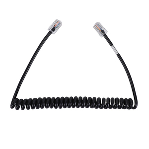 Câble <span class=keywords><strong>de</strong></span> ligne téléphonique, <span class=keywords><strong>cordon</strong></span> spiralé en PU hautement élastique, fil <span class=keywords><strong>de</strong></span> cuivre réglable <span class=keywords><strong>de</strong></span> 1 à 10 m - Product Image 2