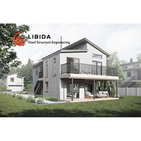 Conception de maison modulaire rapide importation de luxe moderne préfabriqué assembler maison villa maison préfabriquée avec plan d'étage de Chine