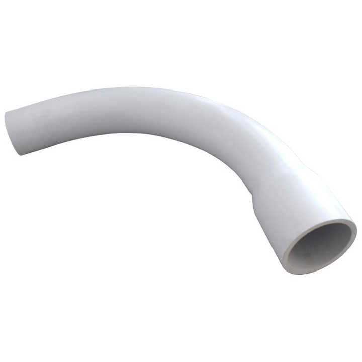 Electrical PVC Conduit Bend 100mm 45-Degree Sweep Radius Plastic ...