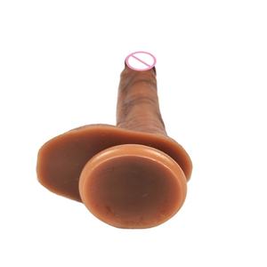Erótico suave 7 pulgadas realista Veiny Dildo Anal Butt Plug fuerte ventosa Dick juguete para adultos G-spot orgasmo juguetes sexuales para mujer - Product Image 2