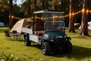 Chariot de <span class=keywords><strong>golf</strong></span> tout-terrain A827.H8G avec châssis renforcé et poutre transversale pour une rigidité torsionale accrue lors du transport tout-terrain - Product Image 3