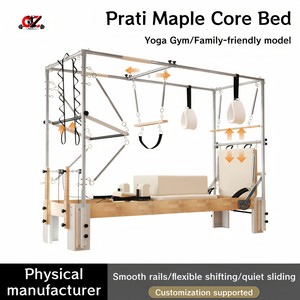 CZFIT Set de Reformer de Pilates Ajustable de Madera de Arce con Cama de Entrenamiento de Core - Multifuncional, Duradero y Ecológico - Product Image 1