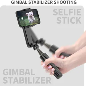 <span class=keywords><strong>L09</strong></span> para <span class=keywords><strong>Estabilizador</strong></span> de <span class=keywords><strong>Gimbal</strong></span> de Mano, Palo Selfie con Luz de Relleno Ajustable, Soporte para Teléfono Móvil para Videocámara Inalámbrica - Product Image 2