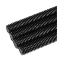 High Strength Grade 8.8/12.9 Carbon Steel Metric Thread Full Thread Stud 1m Length Black Threaded Rod