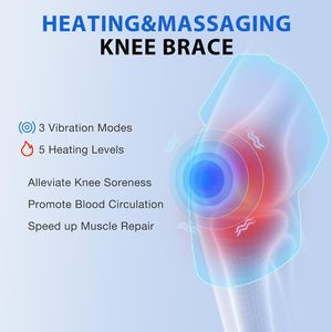 Triple Use Rechargeable Knee <b>Massager</b> with <b>Vibration</b> Hot Compress Treats Dampness Coldness Soreness in Shoulder Knee Elbow - Product Image 2