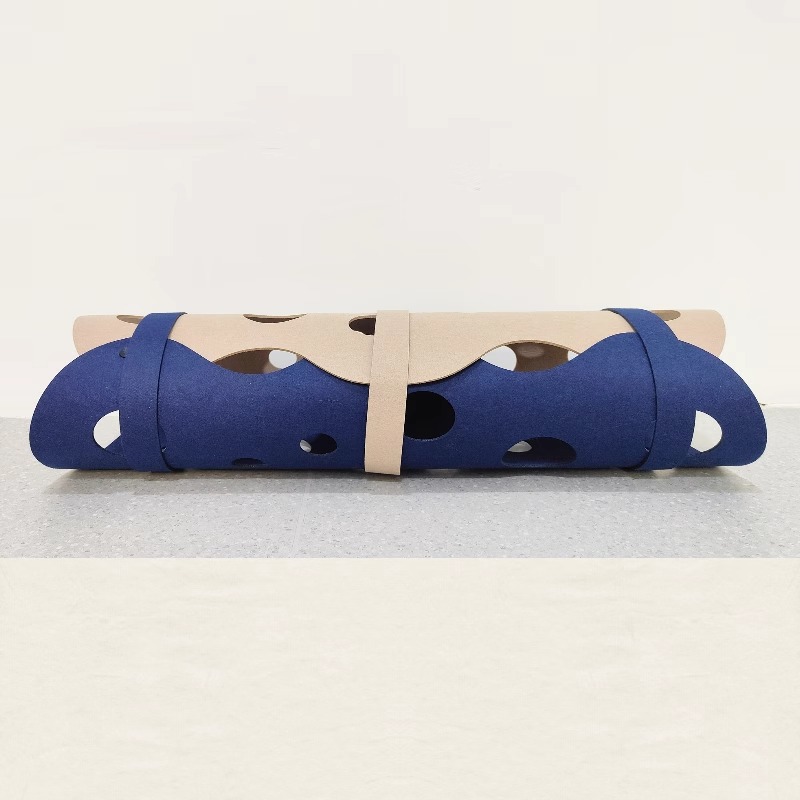 Pet Tree Hole Cat Tunnel [Dark Blue Beige]