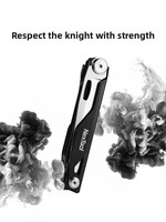 Cuchillo Multifuncional Nextool Knight, Herramienta Combinada Plegable Portátil para Exteriores y Automóvil, Gancho Multiusos para Romper Ventanas