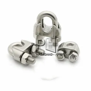 Klem Draad Touw Clips M2/3/4/6/8/10/12/14Mm wire Rope Clip Cable Bouten Rigging Hardware Klemmen 304 Rvs