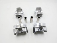 Kit de pistons moteur haute performance pour alésage de cylindre 73mm 0.00 0.50 OE 13010-RB0-000 compatible avec Honda Fit Jazz 1.3L L13A1 (lot)
