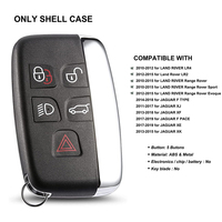 Ran-ge Ro-ver Key Cover Fob Shell Remplacement 5 Boutons Range Rover Sport Evoque Discovery 4 Freelander LR4 2010-15 Clés De Véhicule