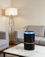 Lampe anti-moustiques Goodoing, intérieure/extérieure, à piles, écologique, en plastique, piège à insectes volants, lumière photocatalytique