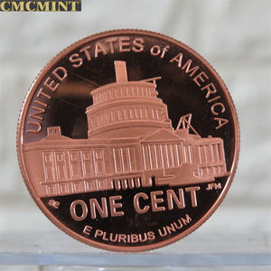 Moeda Antiga de Cobre Jumbo Penny 1 Oz .999 Cobre Fino Moedas Redondas 2/4 Whitehouse - Product Image 3