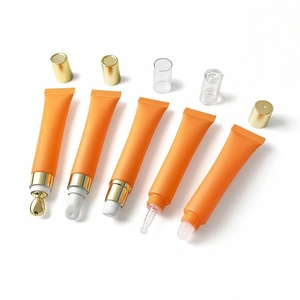 Tubo per Lucidalabbra da 10ml 15ml 20ml, Confezione Cosmetica in Plastica con Logo Personalizzato, Stampa a Caldo Rosa Oro - Product Image 1