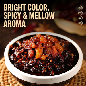 น้ำมันพริกเนื้อหมูแท้พร้อมเนื้อหมูสับ |   ซอสกุ้ยโจวรูติงรสเลิศ |   น้ำจิ้มเนื้อพรีเมียมรสเผ็ดเข้มข้นสำหรับร้านอาหารระดับกูร์เมต์ - Product Image 2