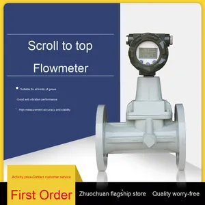 Thông Minh Kỹ thuật số LCD hiển thị ROTARY <span class=keywords><strong>Vortex</strong></span> lưu lượng kế thép không gỉ cho khí tự nhiên oxy Biogas không khí lỏng phương tiện truyền thông - Product Image 2