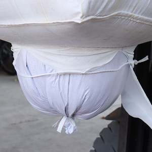 Sacs à vêtements en vrac très résistants, sacs de 1 tonne pour le stockage des céréales, sac en polypropylène blanc, conteneur en FIBC avec bec verseur - Product Image 6