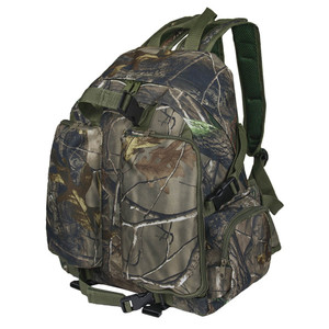 Sac à dos tactique camouflage avec pochette, sac à dos de chasse et de pêche en plein air, unisexe, adulte, en polyester - Product Image 3