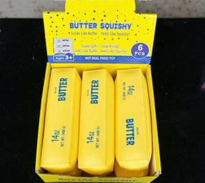 Bâtonnets de fromage jaunes en TPR, balles anti-stress souples à presser, décoration de bureau pour soulager l'anxiété, cadeau promotionnel pour garçons et filles - Product Image 3
