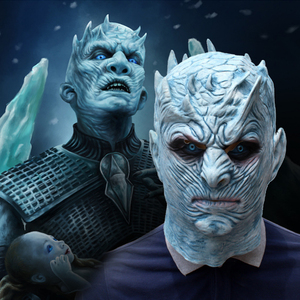 Night King Full Headdress Máscara <span class=keywords><strong>de</strong></span> látex Película Papel Juego <span class=keywords><strong>de</strong></span> tronos Cosplay Disfraz <span class=keywords><strong>de</strong></span> fiesta <span class=keywords><strong>de</strong></span> disfraces <span class=keywords><strong>de</strong></span> Halloween - Product Image 4