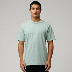 Custom 2025 100% Cotton O-Neck <b>Tshirt</b> for Men <b>Plain</b> Mock Vintage Acid Wash Oversized Tee with Heavyweight Screen Print - Product Image 1