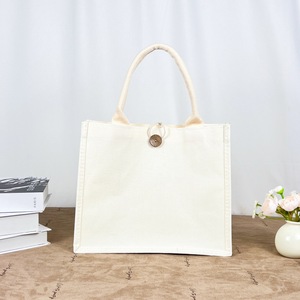 Borsa Tote Ecologica in Cotone Naturale Riutilizzabile per la Spesa con Logo Personalizzato - Product Image 3