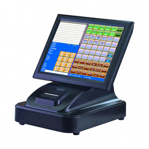 Caisse enregistreuse tactile 15 pouces Linux/Android/Windows avec lecteur de codes-barres - Product Image 1
