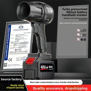Soplador de Mano Industrial Feng Li, a Batería, con Motor sin Escobillas, 150 psi, para Cuidado del Césped y Uso en Patios, con Dos Baterías - Product Image 6